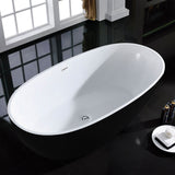 Layla Black-NF Freestanding Bathtub