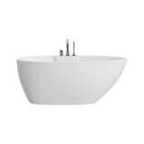 Hadiya-56-WHT Freestanding Bathtub