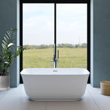 Mina-59-WHT Freestanding Bathtub