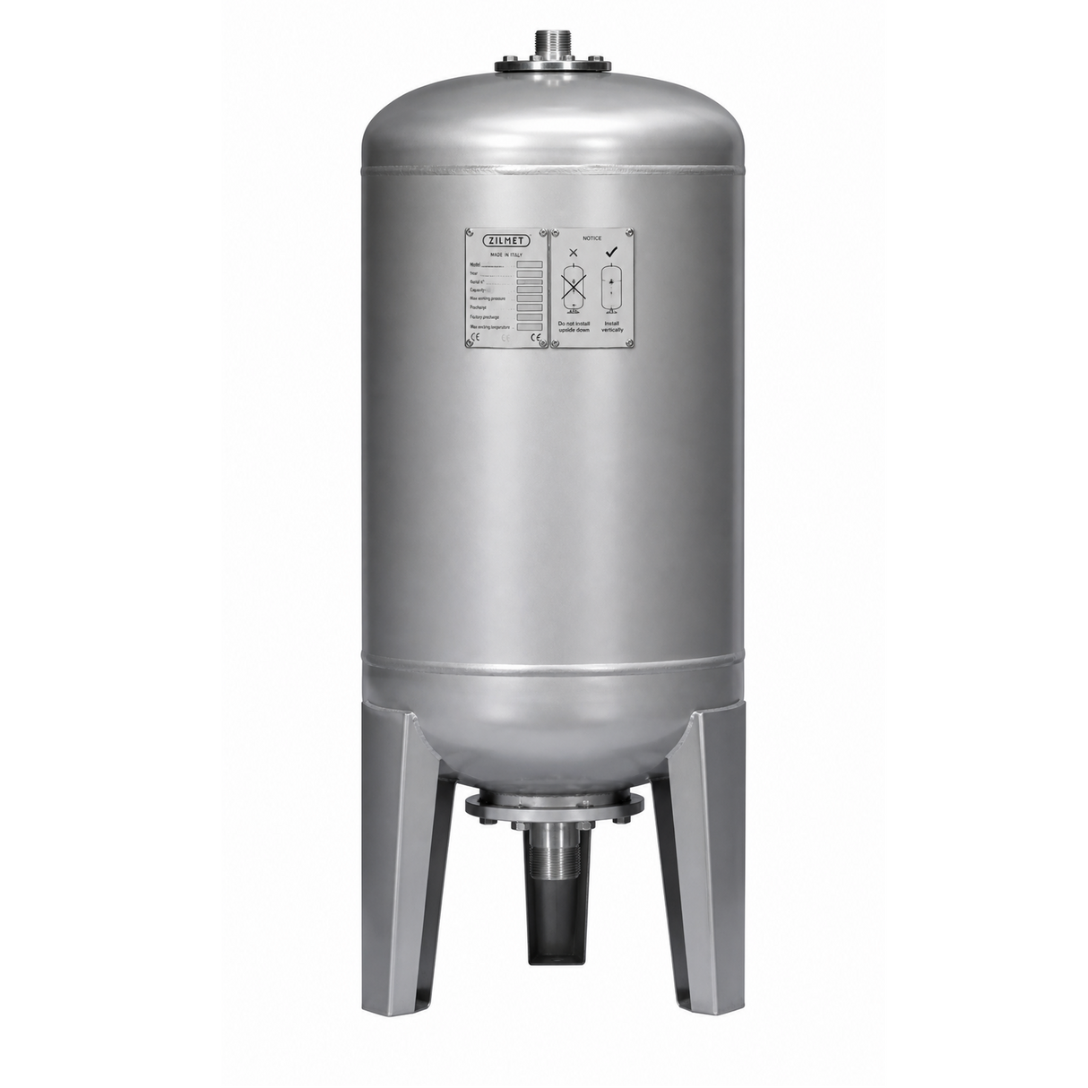 Gol Stainless Steel 304 Drinking Water Pressure Tanks (5.3-79 Gallon, 120 PSI)