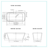 Chester-59 Freestanding Bathtub