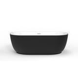 Jorimi-59-BLK Freestanding Bathtub