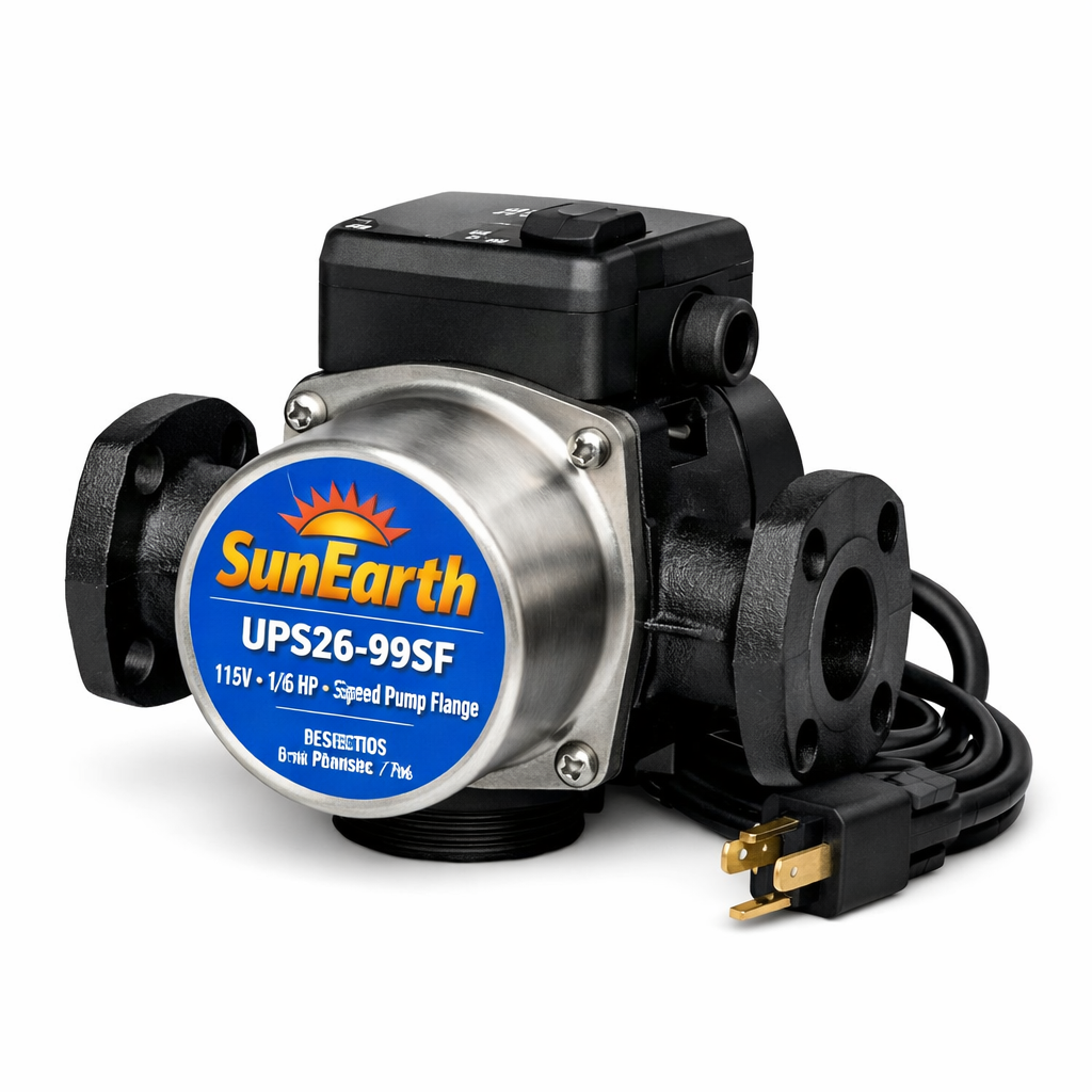 SunEarth Pump UPS26-99SF 115V