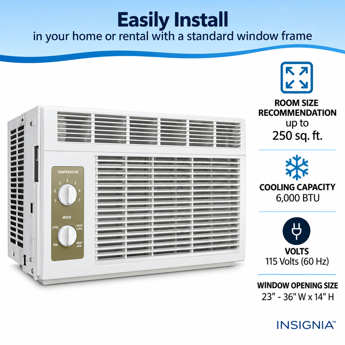 Senville Window Air Conditioner – 5,000 - 12,000 BTU