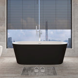 Aldine-67-BLK Freestanding Bathtub