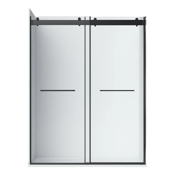 A&E Bath Flora 36x48 Clear Glass Shower Kit