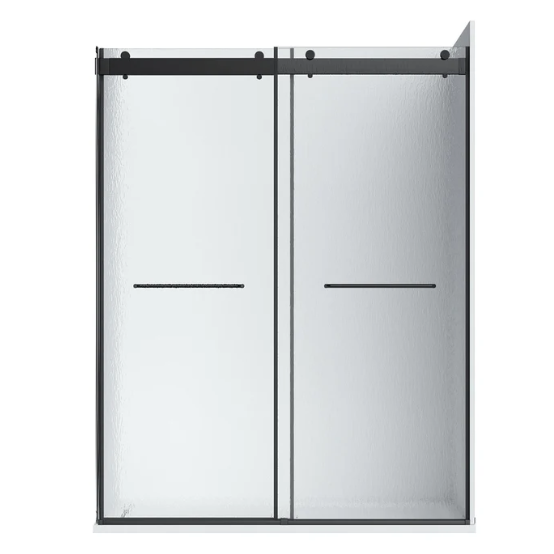 A&E Bath Flora 36x48 Raindrop Glass Shower Kit