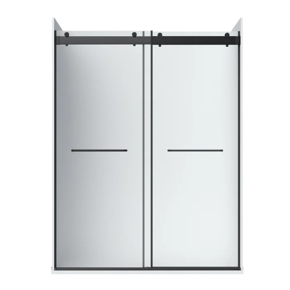 A&E Bath Flora 60 Frosted Glass Shower Kit