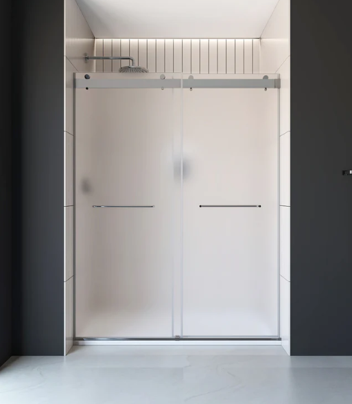 A&E Bath Flora 60 Frosted Glass Shower Kit