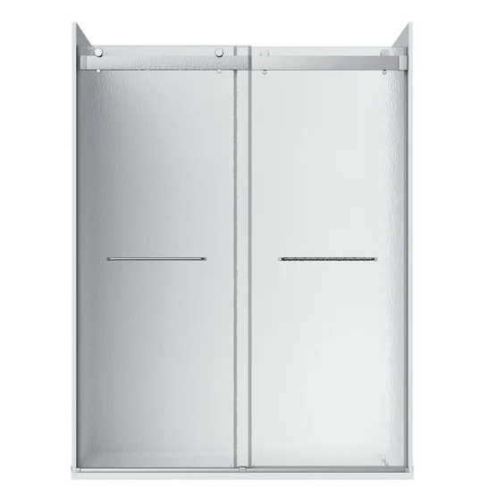 A&E Bath Flora 60 Raindrop Glass Shower Kit