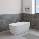 Panya-63-WHT Freestanding Bathtub