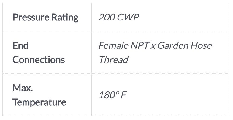 AV SignatureHD - Quarter Turn Sillcock FIP (M74QT 1/2" & 3/4") Box Qty: 20