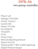 Gol DPR - ALT Two Pump Controller G1" ** NPT 115/220V50/60HZ 2.2Kw for 2 pump