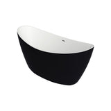 Jodie 67-BLK Freestanding Bathtub
