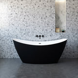 Jodie 67-BLK Freestanding Bathtub