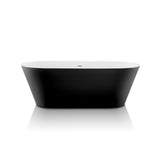 Aldine-59-BLK Freestanding Bathtub
