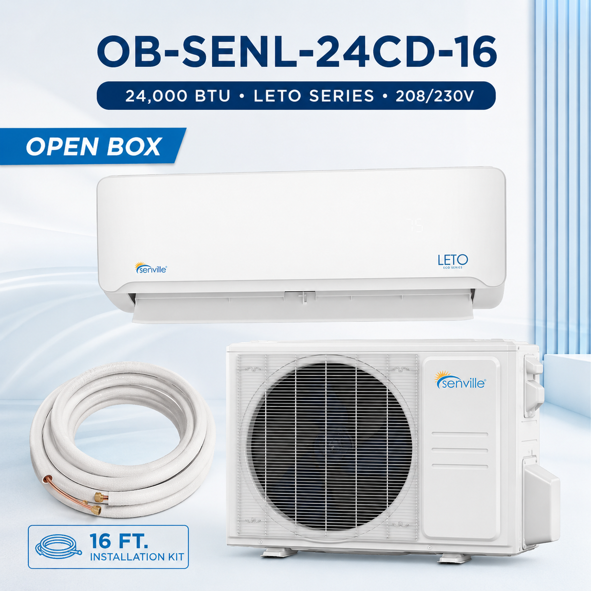 Open-Box Senville 24K LETO Mini-Split Heat Pump