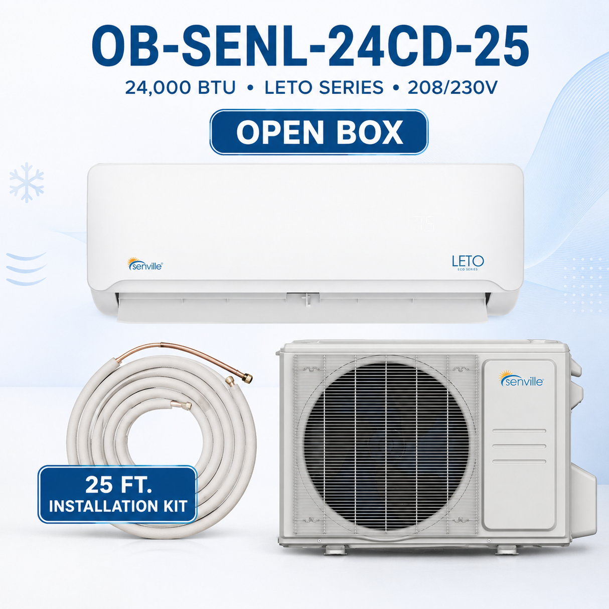 Open-Box Senville 24K LETO Mini-Split Heat Pump