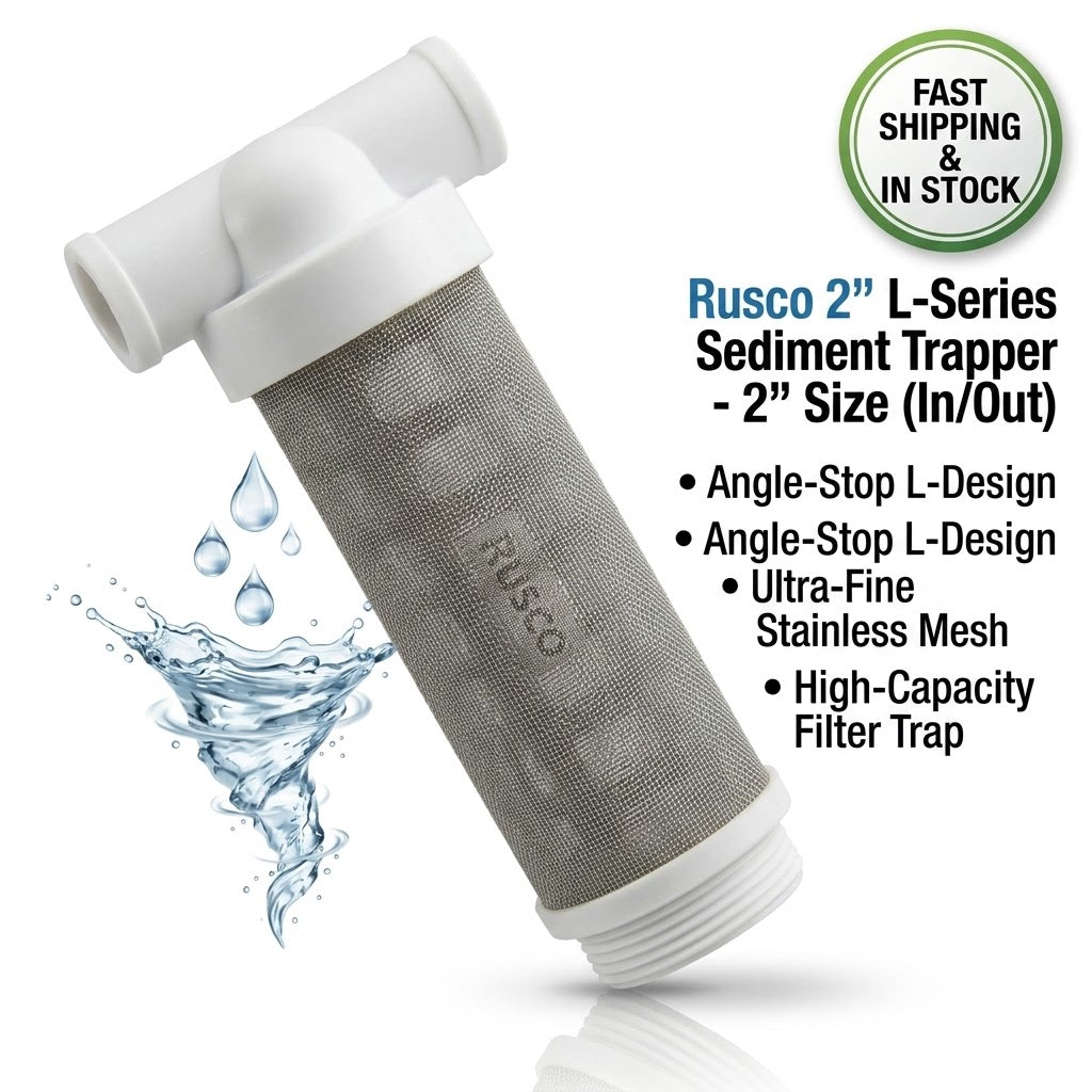 Rusco 2 Inch L-Series Sediment Trapper Replacement Filter Elements | Genuine Rusco Screens