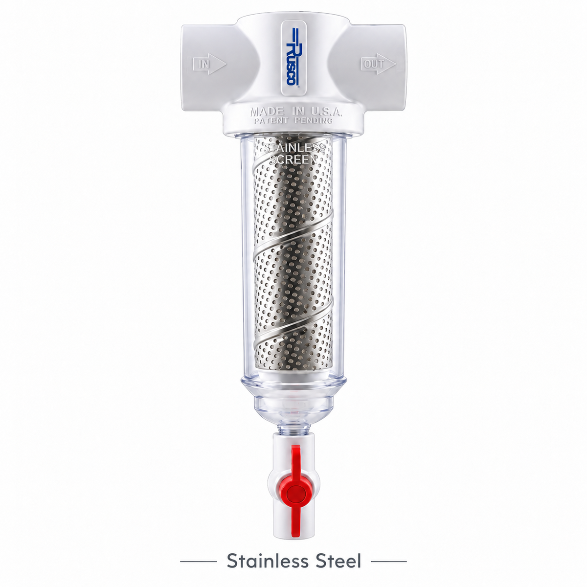 Rusco 1-1/2" Spin-Down Filter | Standard In Line