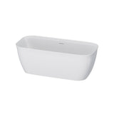 Panya-63-WHT Freestanding Bathtub