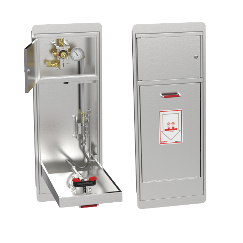 Stingray Systems T2236 Eyewash Cabinet Unit with Mixing Valve