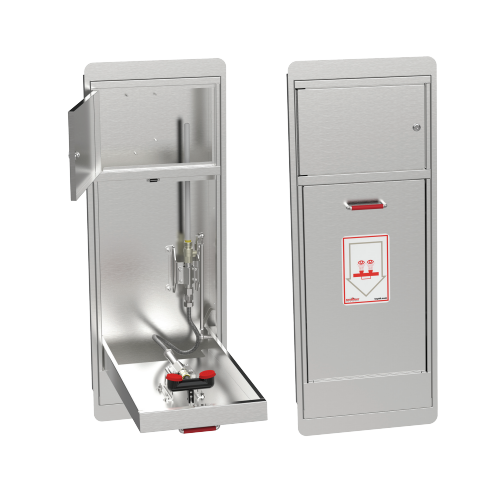 Stingray Systems S2236 Eyewash Cabinet Unit Less Mixing Valve