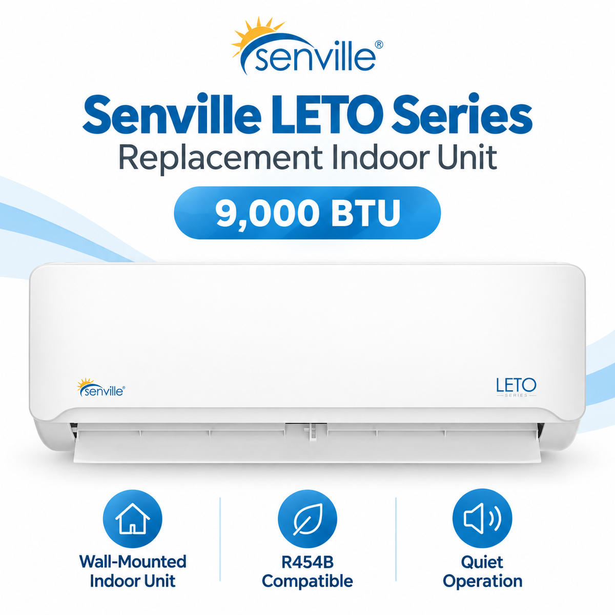 Senville LETO Mini Split Replacement Indoor Unit