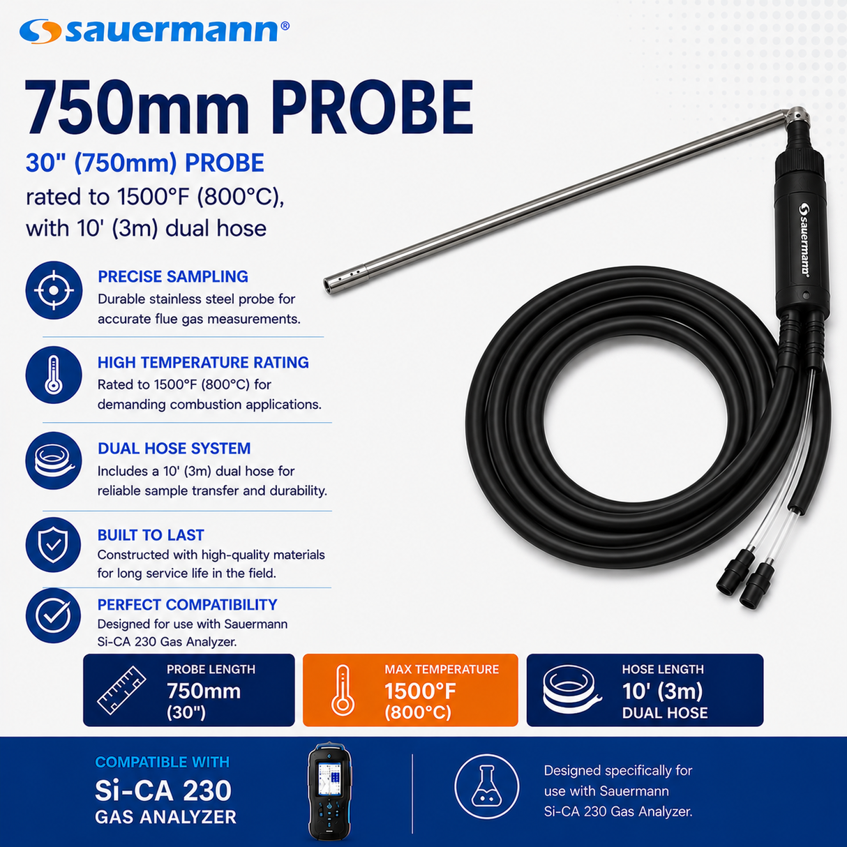 Sauermann 750mm Probe