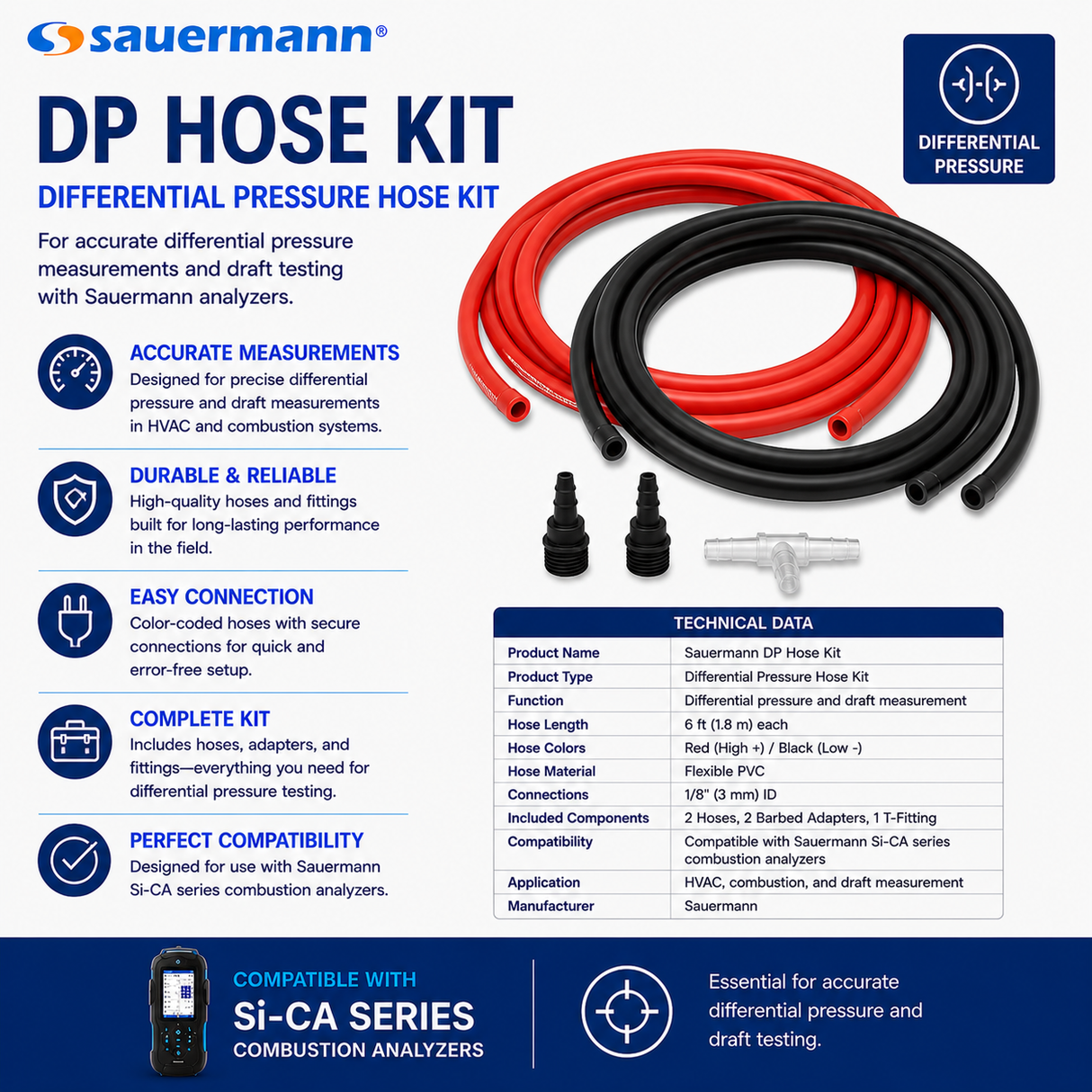 Sauermann DP Hose Kit