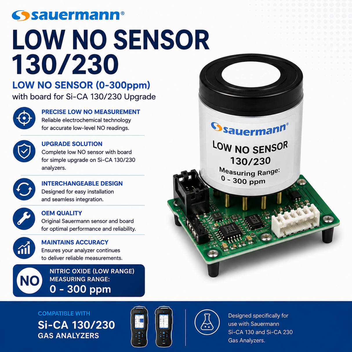 Sauermann Low NO Sensor 130/230