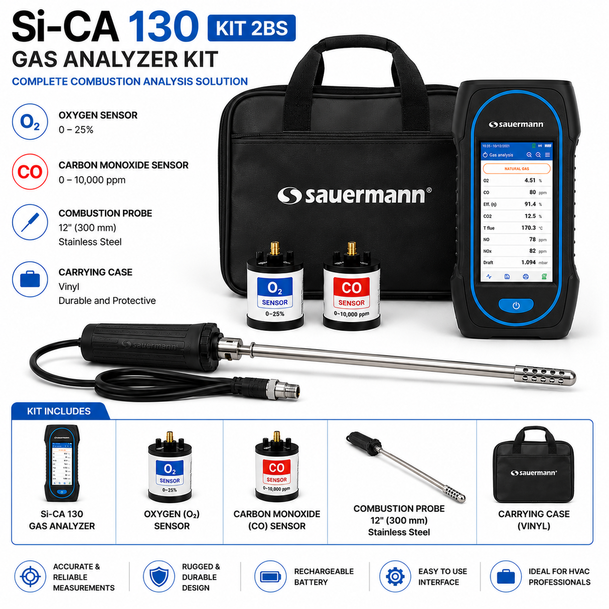 Sauermann SICA 130 KIT 2BS
