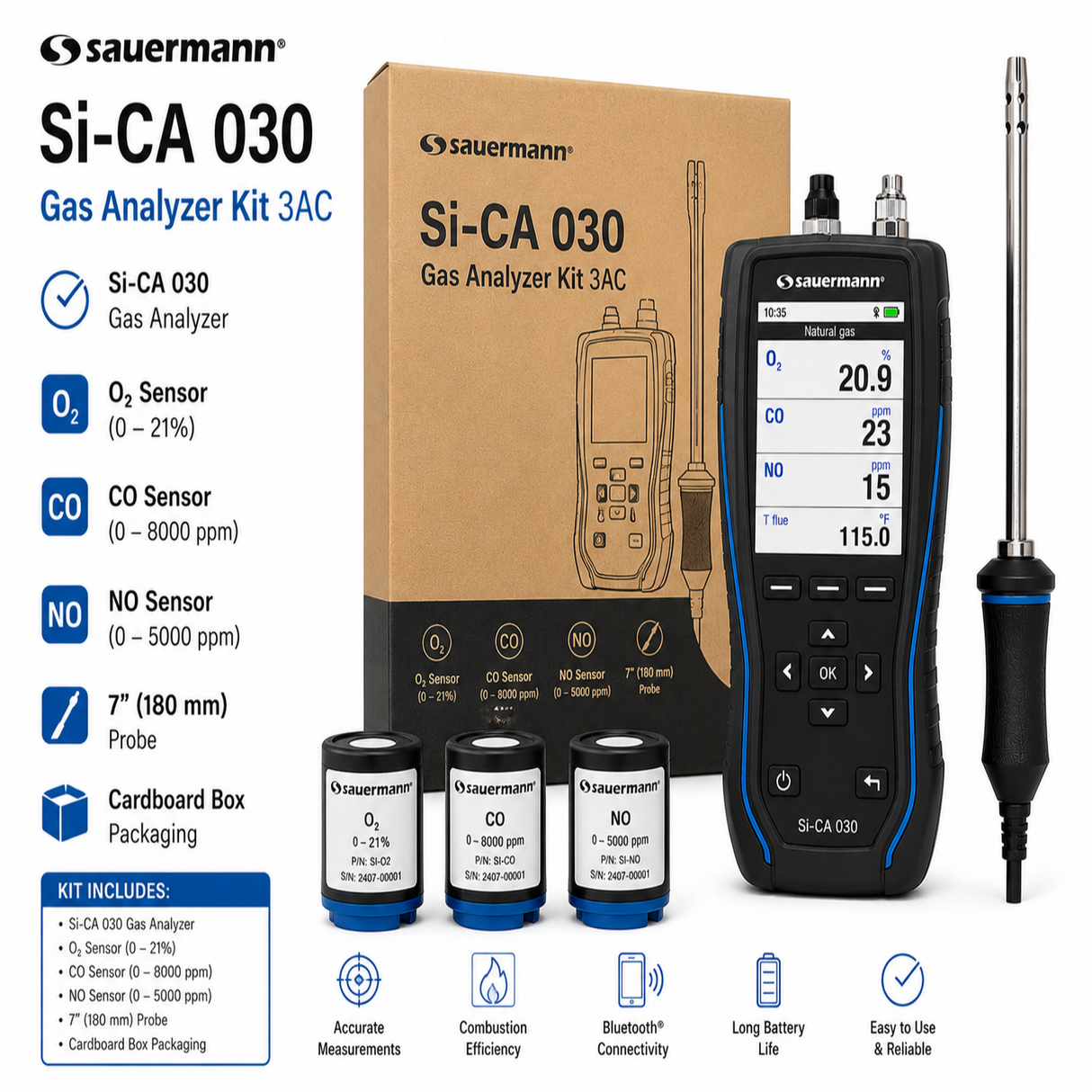 Sauermann SICA 030 Kit 3AC
