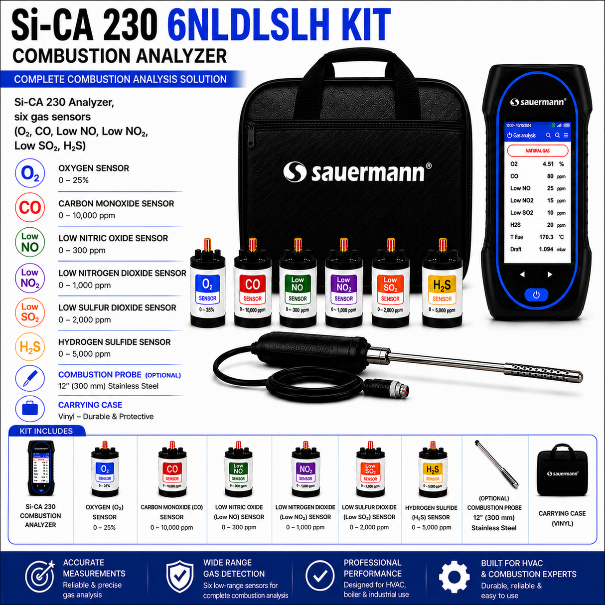 Sauermann Si-CA 230 Kit 6NLDLSLH