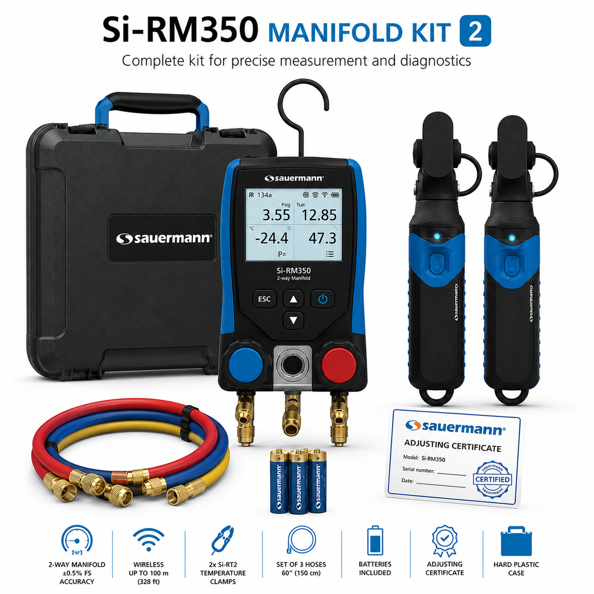 Sauermann Si-RM350 Manifold Kit 2