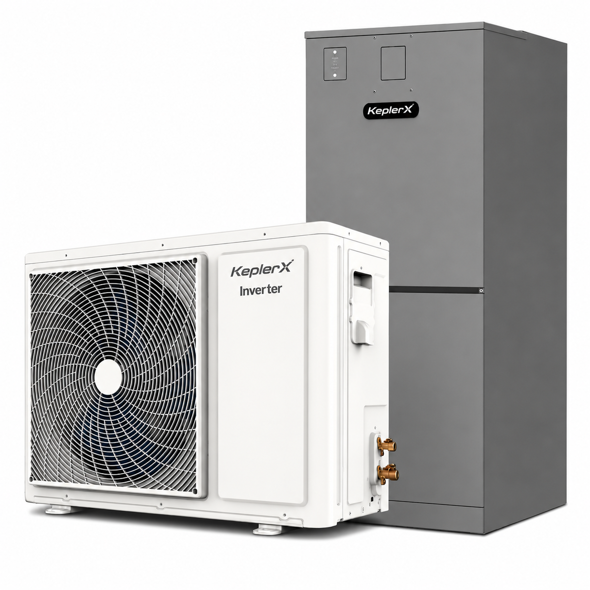 KeplerX 18.0 SEER2 R32 Heat Pump + Air Handler Package
