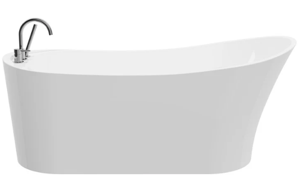 A&E Bath Addison 59"/67" Freestanding Deluxe Family Acrylic Bathtub