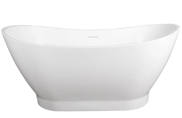 A&E Bath Naya 59" Freestanding Deluxe Family Acrylic Bathtub