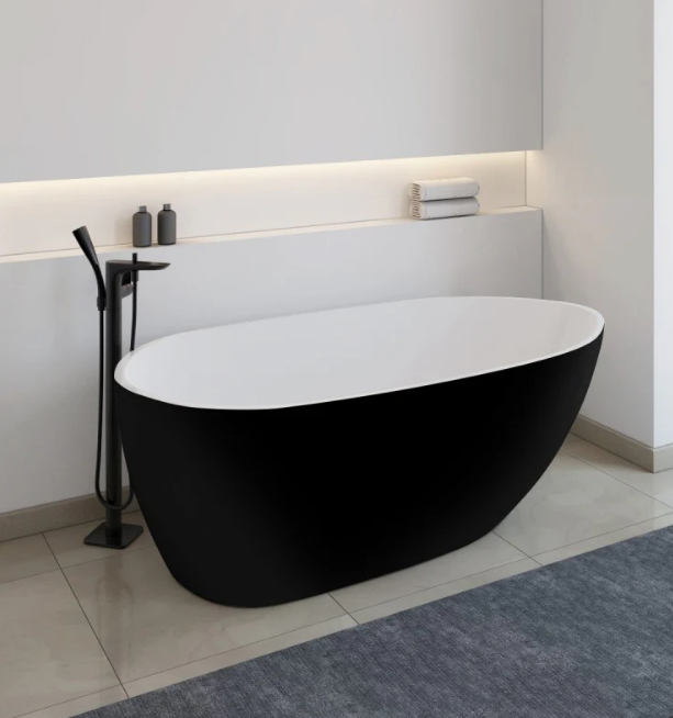 A&E Bath Dove Freestanding Artistic Acrylic Bathtub