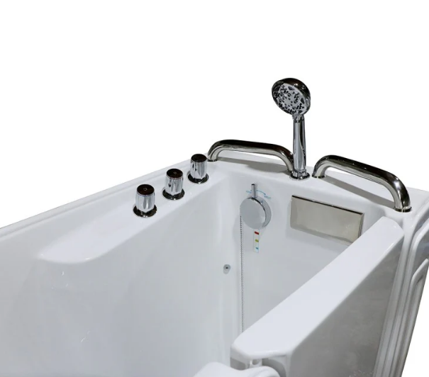 A&E Bath Sefra Left/Right Freestanding Walk-In Acrylic Bathtub