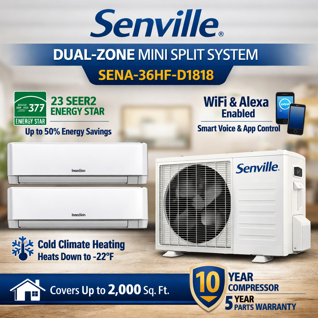 Senville SENA Series Multi‑Zone Mini Split System Air Conditioners