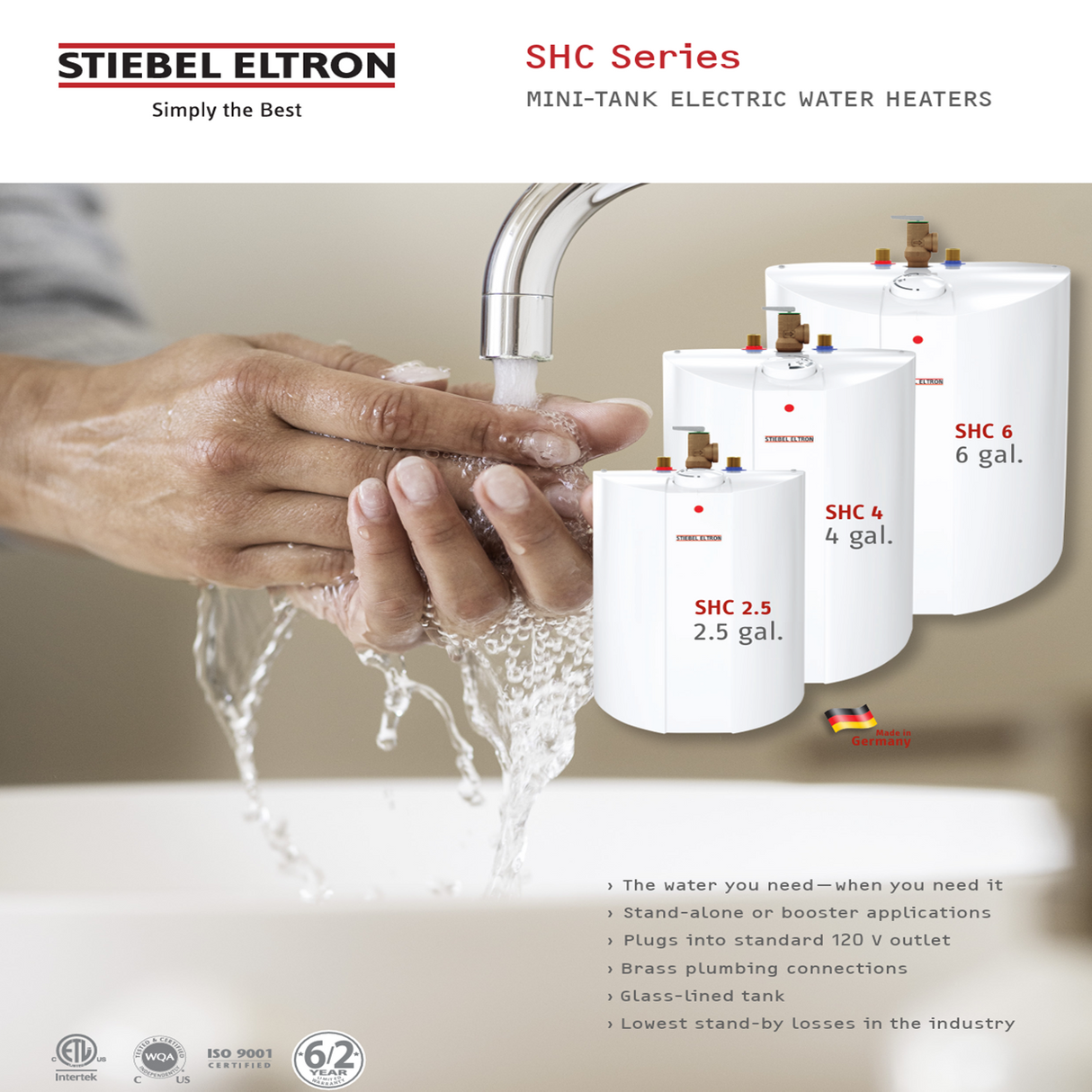 Stiebel Eltron SHC 2.5 Mini-Tank Electric Water Heaters