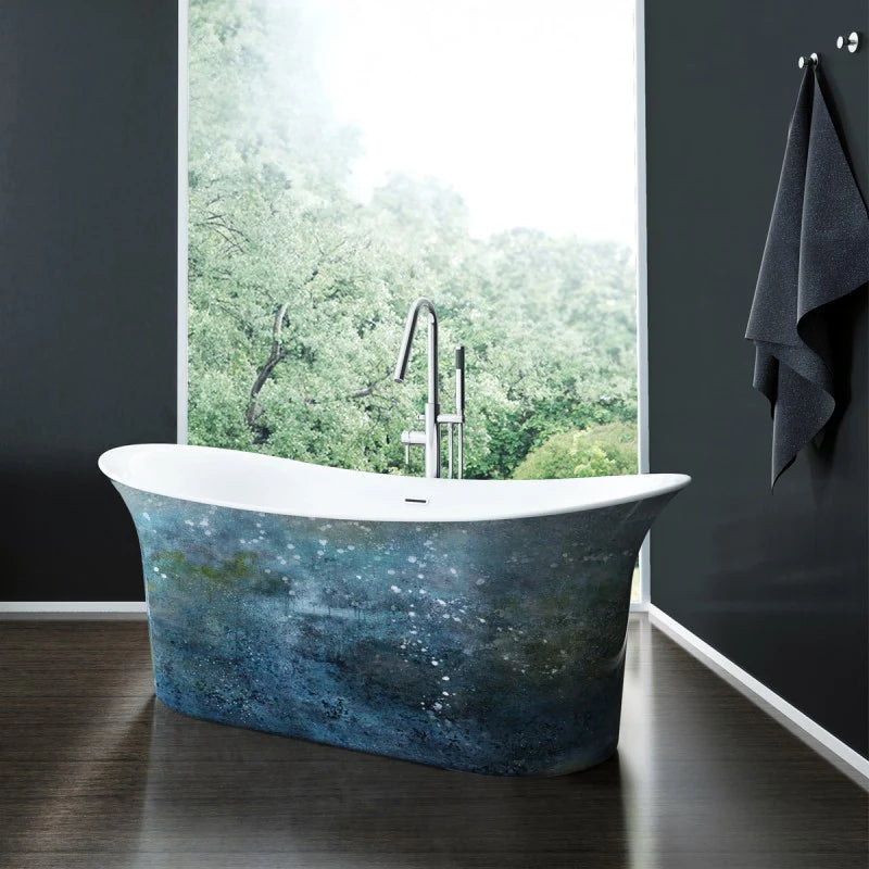 A&E Bath Vivian Freestanding Artistic Acrylic Bathtub