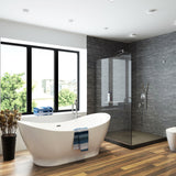 Tundra White-NF Freestanding Bathtub