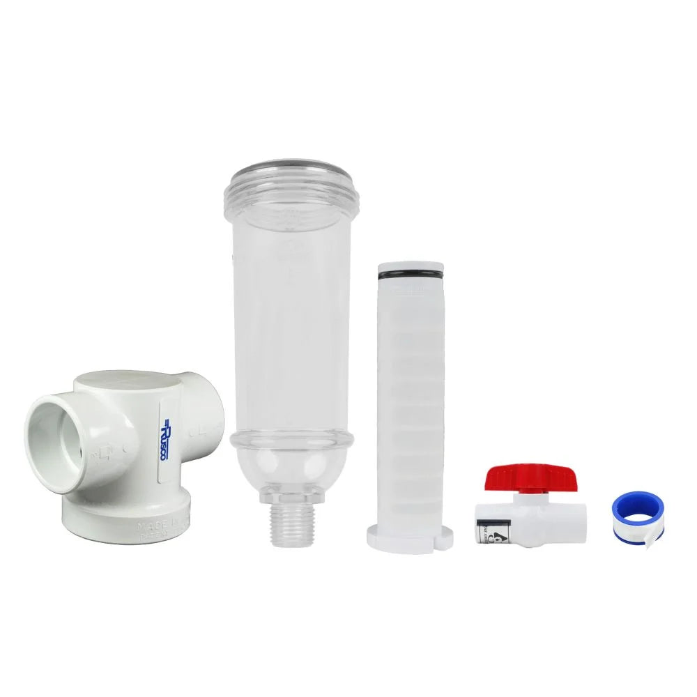 Rusco 1 1/2" Spin-Down Sediment Filter with Polyester Mesh