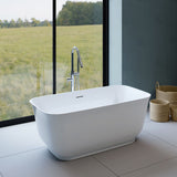 Mina-59-WHT Freestanding Bathtub