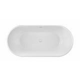 Aldine-67-BLK Freestanding Bathtub