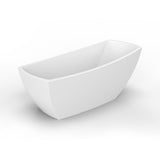 Yori-59-WHT Freestanding Bathtub
