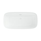 Panya-63-WHT Freestanding Bathtub
