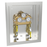 Lawler 911 Thermometer with Inlet Piping Cabinet 84701